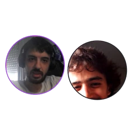 rostos de Miguel e Pedro na plataforma ChatAround